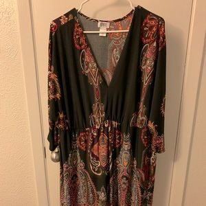 Women's plus size tunic. Multi colored